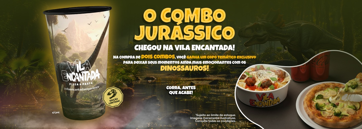 Banner Combo Jurássico